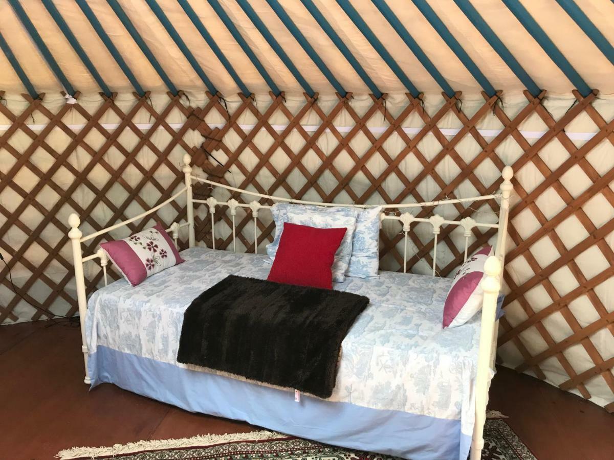 Отель French Fields Luxury Glamping Original Mongolian Yurt Le-Vieux-Cerier Экстерьер фото